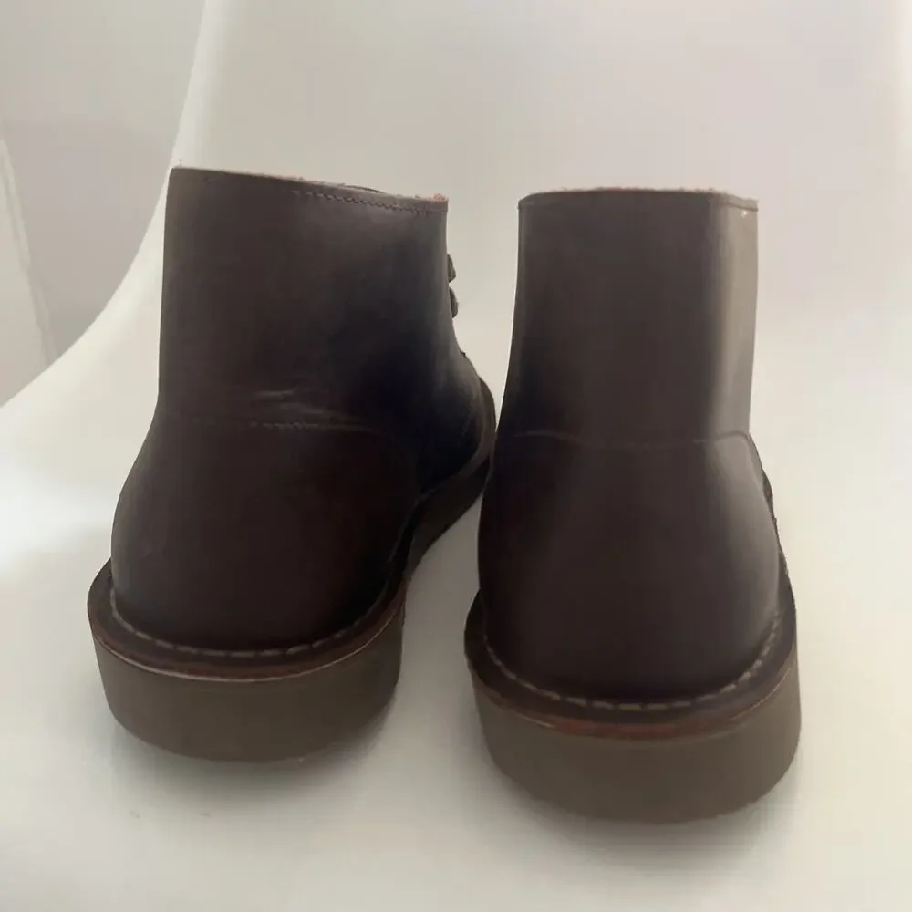 Clarks Shepton 26179927 Mens 12 M Dark Brown Leather Chukka Desert Boots NWOB